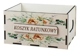 koszyk-ratunkowy-bialy-skrzynka-z-nadrukiem-kwiaty-niezbednik-slub-wesele