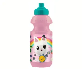bidon-sportowy-do-picia-koci-domek-gabi-350ml-dla-dzieci