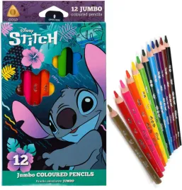 disney-stitch-kredki-olowkowe-grube-trojkatne-12-kolorow-jumbo-zloty-kolor
