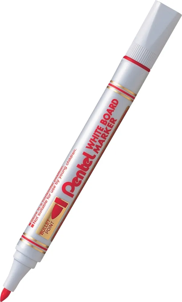 pentel-marker-suchoscieralny-czerwony-do-tablic-mw85-stan-nowy