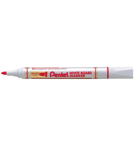 pentel-marker-suchoscieralny-czerwony-do-tablic-mw85-rodzaj-suchoscieralny