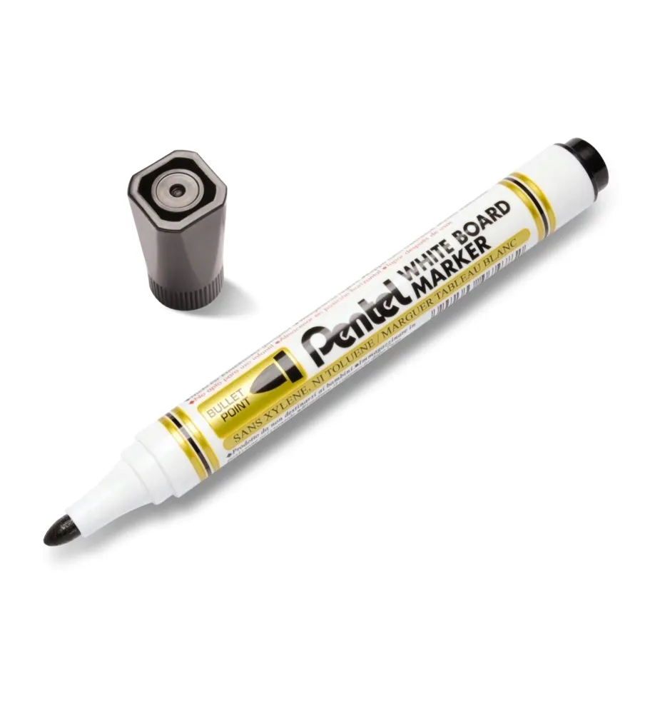 pentel-marker-suchoscieralny-czarny-do-tablic-mw85-stan-nowy