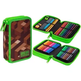 coolpack-piornik-dwukomorowy-z-wyposazeniem-pixele-city-jungle-dla-chlopca