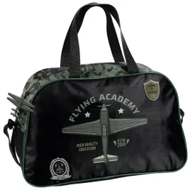torba-sportowa-dla-dzieci-na-basen-dla-chlopca-flying-academy-czarna