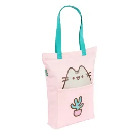 torba-na-ramie-shopper-materialowa-pusheen-pink-miesci-a4-damska