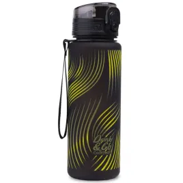 coolpack-bidon-butelka-na-wode-600-ml-brisk-comb-zolty-czarny