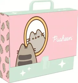 teczka-z-raczka-a4-xl-gruba-pusheen-pink-rozowa-dla-dziewczynki