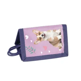 portfel-dzieciecy-dla-dziewczynki-na-rzep-do-szkoly-pies-corgi-z-psem
