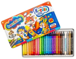 kredki-bambino-24-kolory-grafionowe-metalowe-pudelko-temperowka-swiecowe