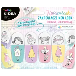 kidea-zakreslacze-ksiezniczki-new-look-kidea-4-kolory-pastelowe-zestaw