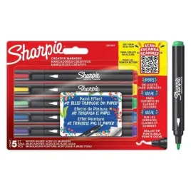 sharpie-markery-akrylowe-5-sztuk-zestaw-markerow-mazaki