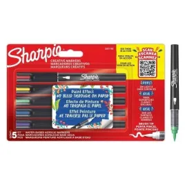 sharpie-markery-akrylowe-brush-pedzelkowe-5-sztuk-zestaw-markerow-mazaki