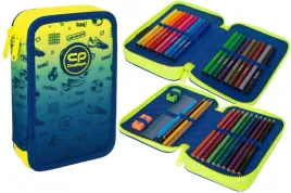 coolpack-piornik-dwukomorowy-z-wyposazeniem-football-2t-dla-chlopca