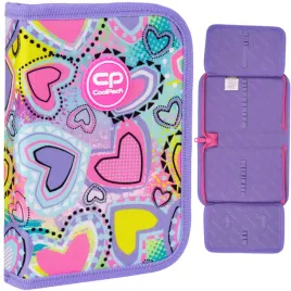 coolpack-piornik-jednokomorowy-bez-wyposazenia-pastel-heart-dla-dziewczynki