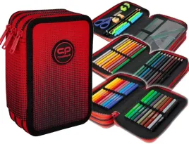 coolpack-piornik-trzykomorowy-z-wyposazeniem-gradient-cranberry-dla-chlopca
