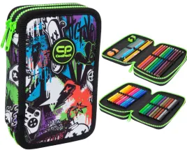 coolpack-piornik-dwukomorowy-z-wyposazeniem-peek-a-boo-dla-chlopca-podwojny