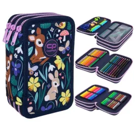 coolpack-piornik-szkolny-trzykomorowy-z-wyposazeniem-oh-my-deer