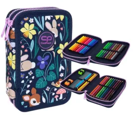 coolpack-piornik-dwukomorowy-z-wyposazeniem-oh-my-deer-dla-dziewczynki