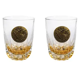 szklanki-do-whisky-golden-fox-fire-deer-zdobione-emble-bursztynowy-natry