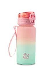 coolpack-bidon-butelka-na-wode-400-ml-gradient-strawberry-rozowy-mietowy