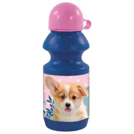 bidon-na-wode-dla-dzieci-pieski-330ml-cleo-i-frank