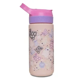 bidon-na-wode-ze-slomka-dla-dzieci-coolpack-white-bunny-dla-dziewczynki