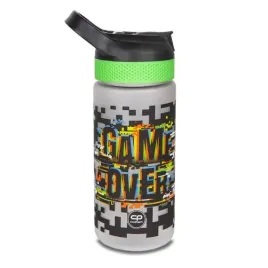 coolpack-bidon-420-ml-butelka-na-wode-bibby-game-over-dla-chlopca-ze-slomka