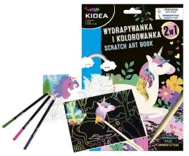 kidea-kolorowanka-i-wydrapywanka-2w1-jednorozce-zdrapywanka-z-rysikiem