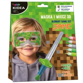 zestaw-3d-blowart-game-kidea-maska-miecz-do-ozdobienia-farbami