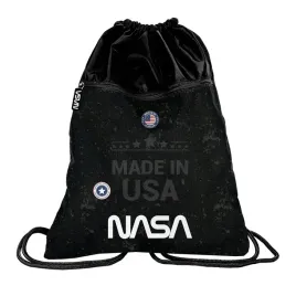 worek-szkolny-na-buty-z-kieszenia-dla-chlopca-czarny-nasa-workoplecak-2w1