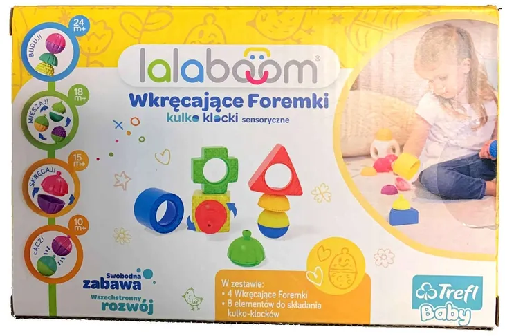 lalaboom-kulko-klocki-wkrecajace-foremki-stan-nowy-plec-chlopcy-dziewczynki
