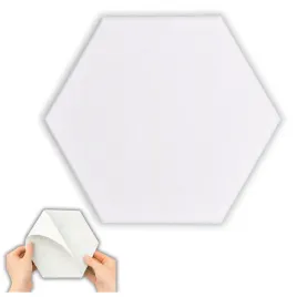 biale-panele-scienne-filc-3d-samoprzylepne-naklejka-na-sciane-hexagon-hb-01