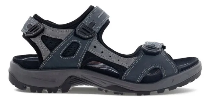 42 MĘSKIE BUTY SANDAŁY ECCO GRANATOWE SKÓRA 069564