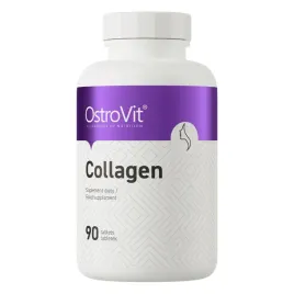 Zdjęcie produktu OstroVit Collagen 90 tabs MOCNE KOŚCI STAWY KOLAGEN Wołowy 3000 mg + Wit C