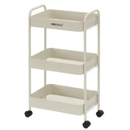 regal-mobilny-trzypoziomowy-bezowy-stalowy-wozek-z-kolkami-360-kinghof