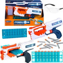 pistolet-karabin-zestaw-na-piankowe-naboje-okulary