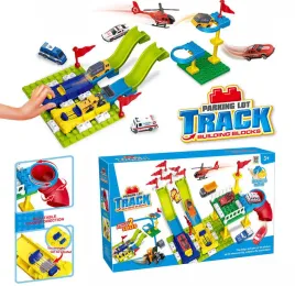 klocki-konstrukcyjne-zestaw-tor-parking-wyrzutnia-dla-auta-4-autka
