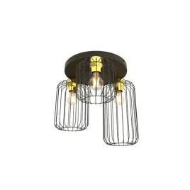 lampa-sufitowa-loft-lima-druciane-klosze-3-punktowa-e27-czarno-zlota-plafon