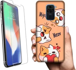 etui-na-xiaomi-redmi-note-9-telefon-kocie-wzory-koty-szklo