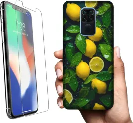 etui-na-xiaomi-redmi-note-9-telefon-wzory-owoce-szklo