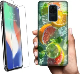 etui-na-xiaomi-redmi-note-9-telefon-wzory-owoce-szklo