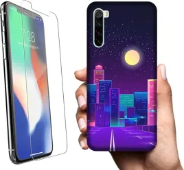 etui-na-xiaomi-redmi-note-8t-telefon-wzory-neonowe-szklo