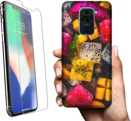etui-na-xiaomi-redmi-note-9-telefon-wzory-owoce-szklo