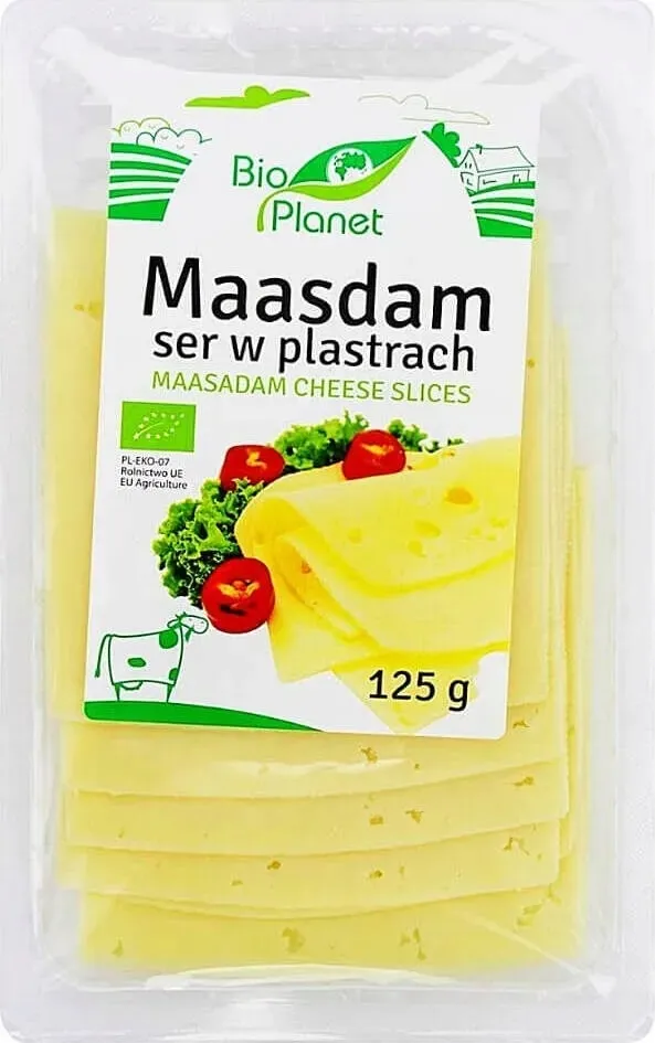 ser-maasdam-plastry-125-g-bio-planet-certyfikat-certyfikat-produkcji-ekologicznej-ue