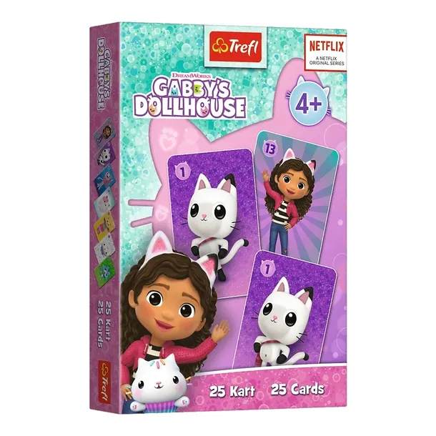 Karty Piotruś - Gabbys Dollhouse tradycyjny piotruś dla najmłodszych