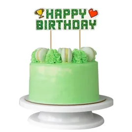 dekoracja-na-tort-game-on-happy-birthday-piker-topper-na-tort