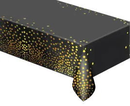 obrus-foliowy-bandc-zlote-groszki-czarny-137x183-cm