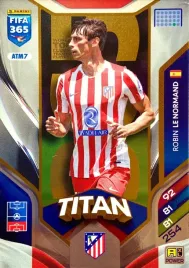 panini-fifa-365-2026-power-titan-atm7-robin-le-normand-atletico-madryt