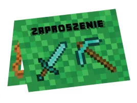 zaproszenie-urodzinowe-piksele-6-szt-na-przyjecie-impreze-urodziny