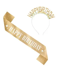 szarfa-i-opaska-urodzinowa-happy-birthday-zlota-zestaw
